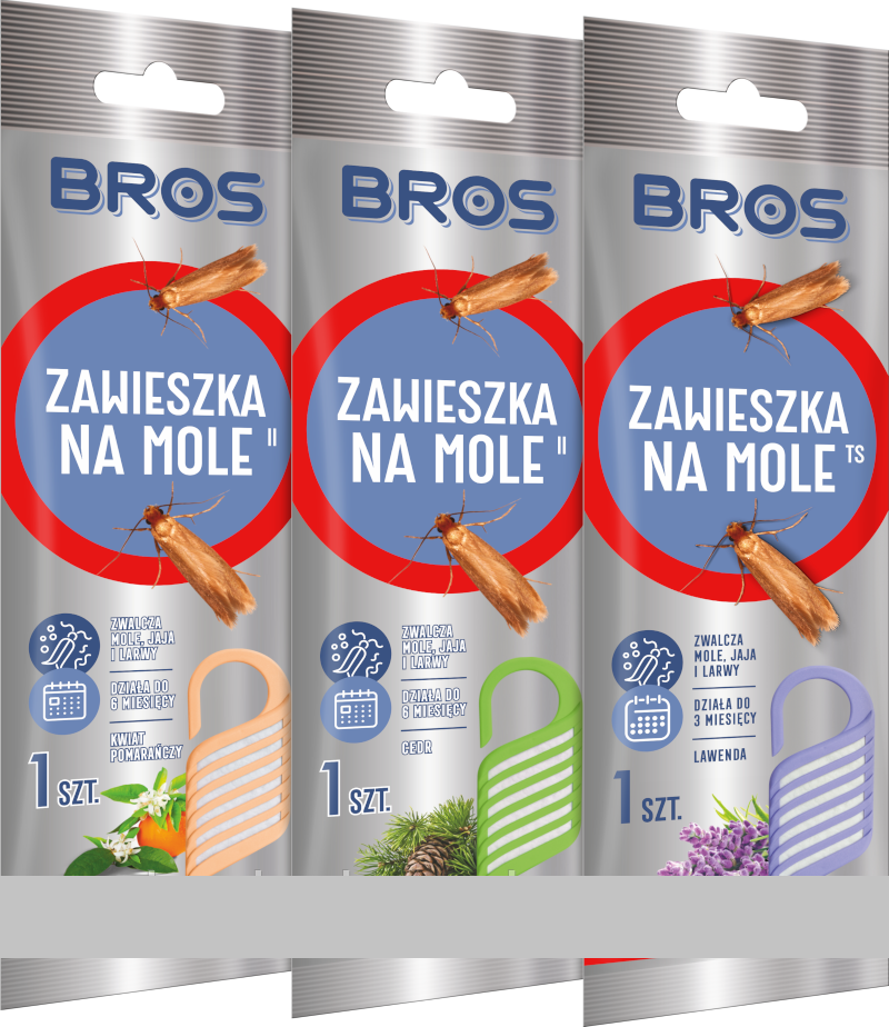 Засіб, секція від молі Bros кедр. (оригінал), фото 1