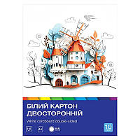 Набір білого картону А4 10 арк Kite Classic