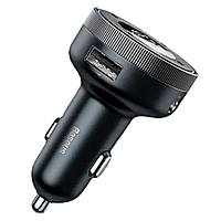 Автомобільний FM-передавач Bluetooth 5.0 USB 5В/3.4А Baseus Enjoy CCLH-01 Чорний