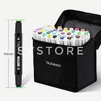 Набір двосторонніх маркерів для скетчингу 30 шт. / Набір фломастерів для малювання / Набір скетч маркерів hd