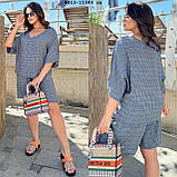 Костюм жіночий батальний (шорти+туніка) 4413-15544 гл, фото 3