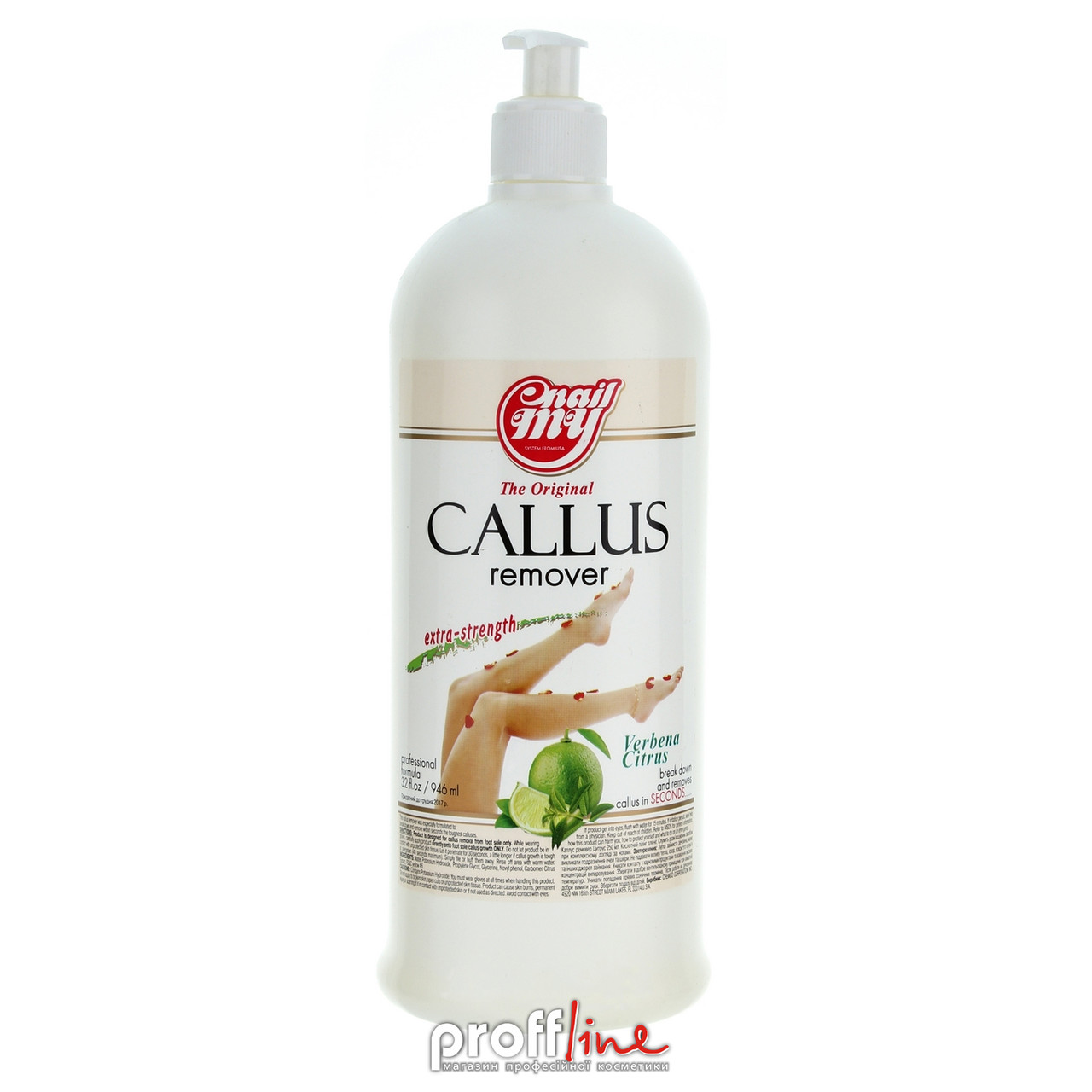 Засіб для кислотного педикюру My Nail Callus Remover Цитрус, 946 мл