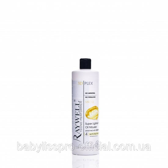 Освітлювальна олія Raywell 3D Plex Super Lightening Oil Mousse 500 мл