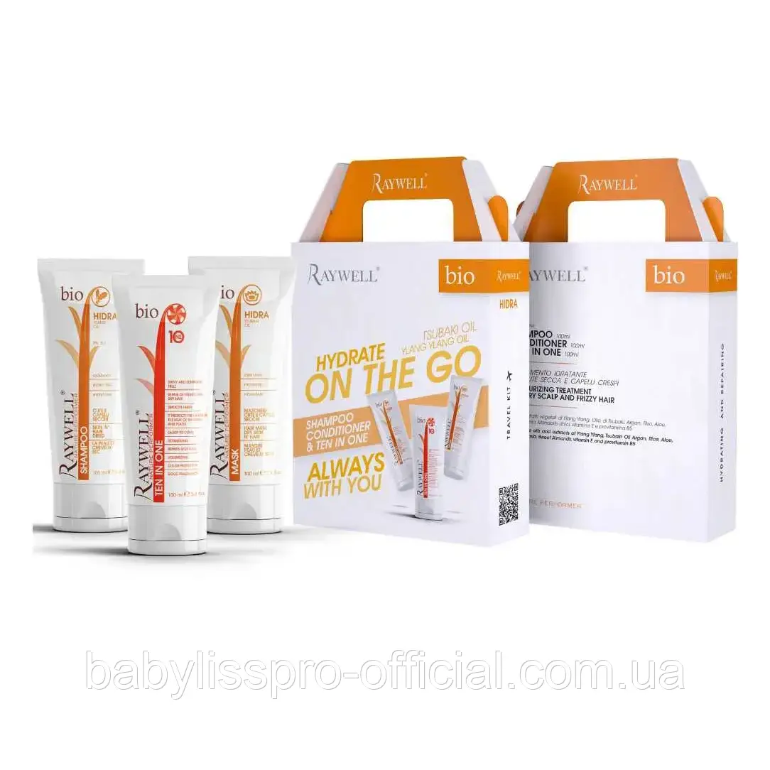 Дорожній набір для волосся Raywell Bio Hidra Travel Kit