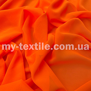 Шифон Неон-помаранчевий