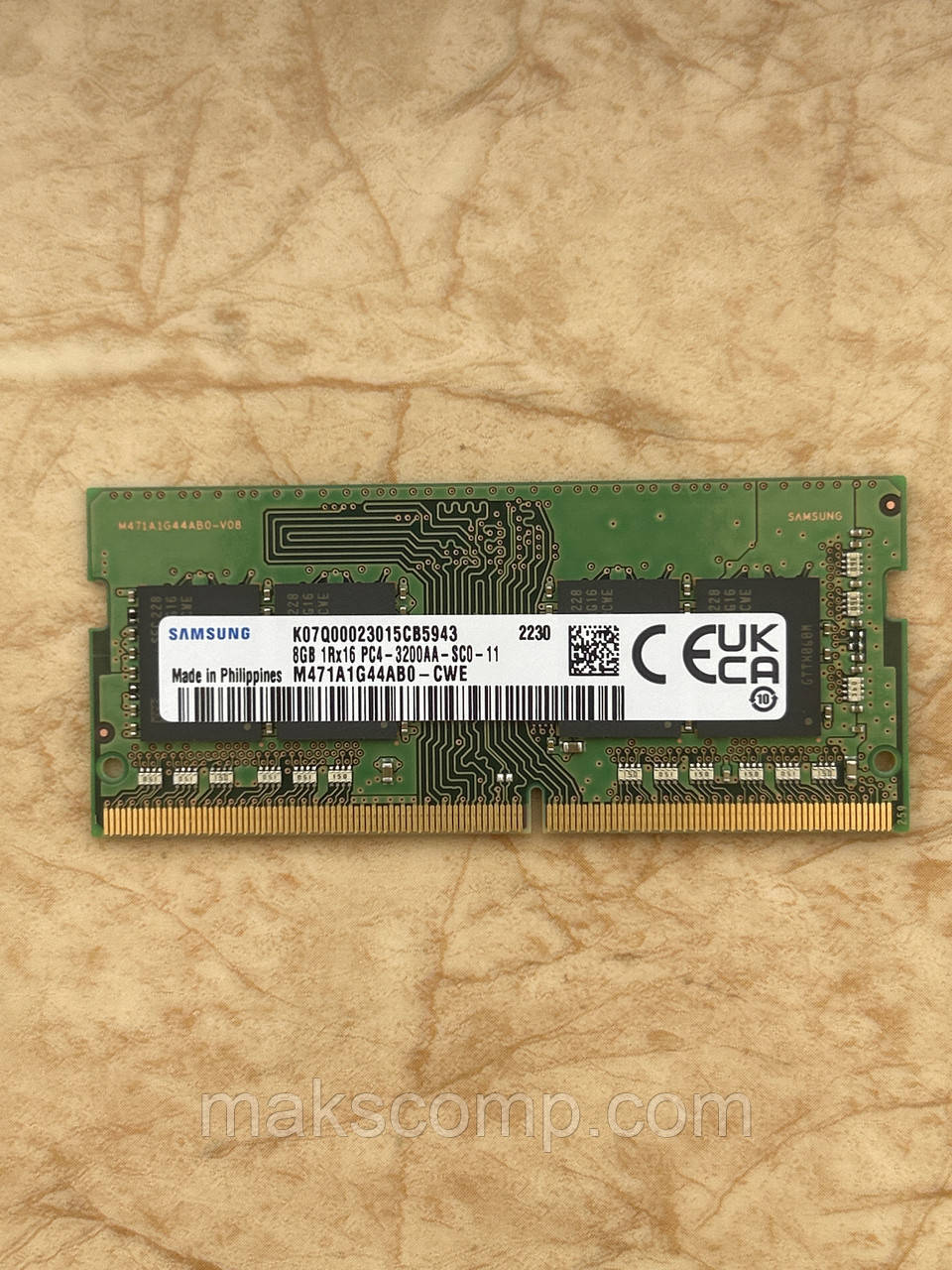 Память Samsung 8Gb  PC4-3200AA DDR4 M471A1K43DB1-CWE б/у)