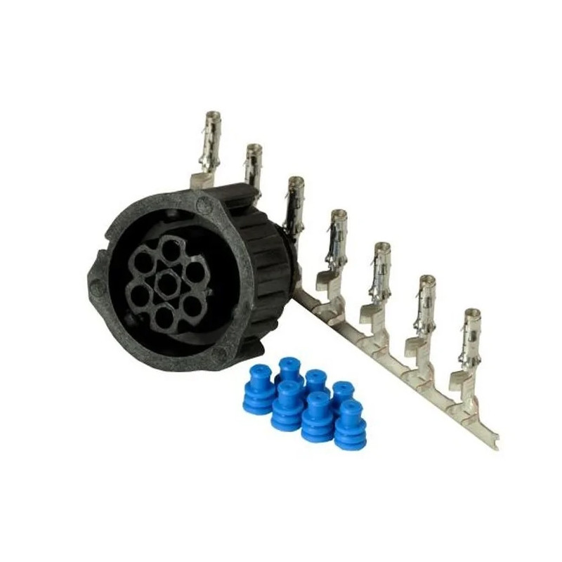 Роз'єм-штекер заднього ліхтаря AMP 7 PIN KAMAR E1333, фото 1