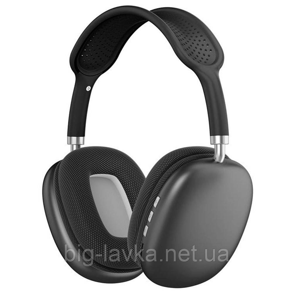 Бездротові навушники P9 Bluetooth 5.0 AUX MP3  Чорний, фото 1