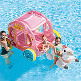 Надувний ігровий центр дитячий Карета принцеси (145-135-104см, ремкомплект) Intex 56514, фото 2