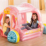 Надувний ігровий центр дитячий Карета принцеси (145-135-104см, ремкомплект) Intex 56514, фото 4