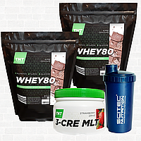 МасНабір Протеїн акція: 4 кг Protein ТНТ Польща + Креатин і Шейкер