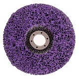 Alloid. Круг зачистной "коралл" жесткий 125мм х 22,2мм (фиолетовый), фото 4