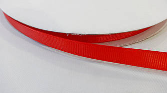 Стрічка репсова 1,0 см червона