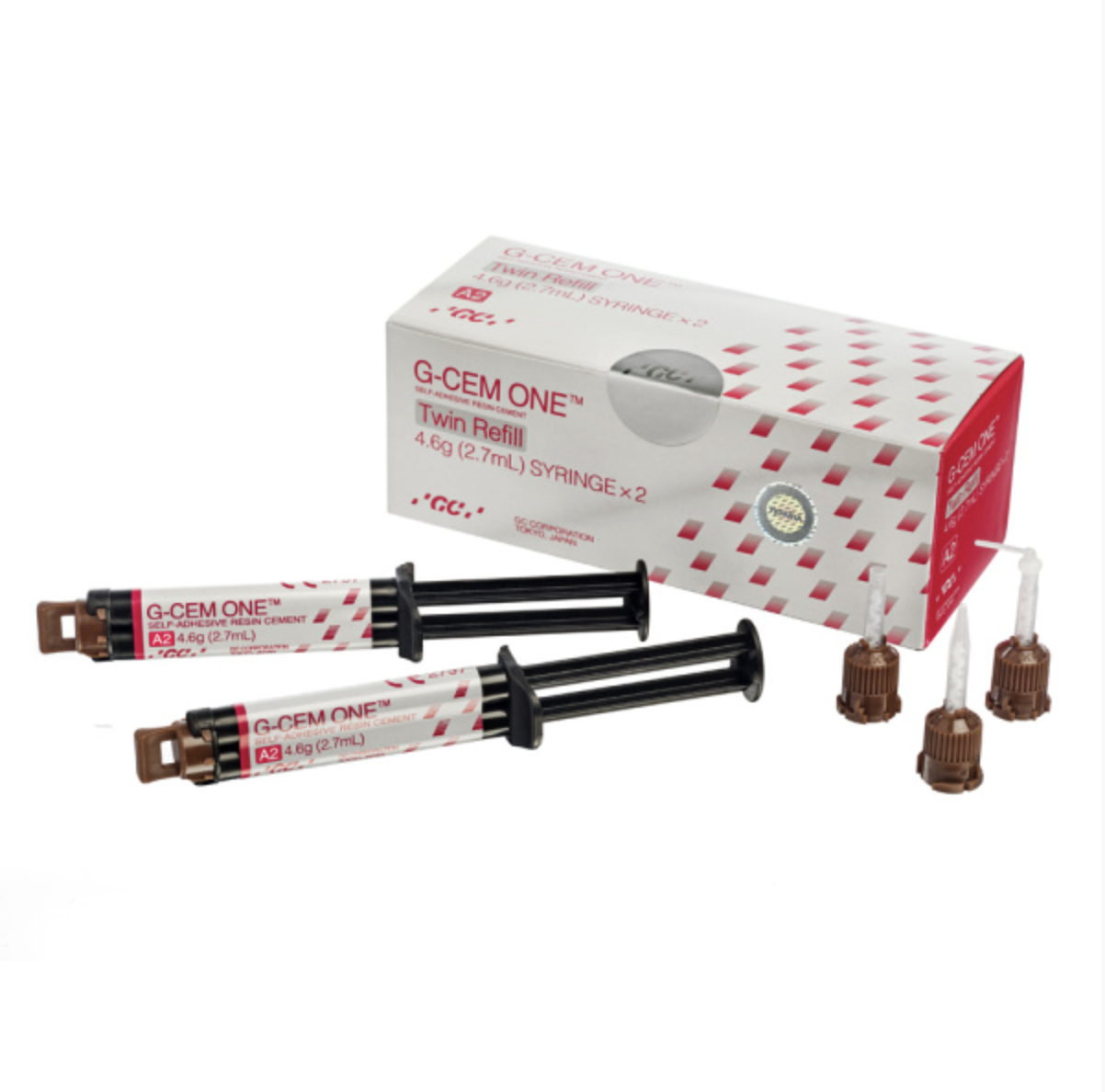 G-CEM ONE / ДЖІ ЦЕМ ВАН / набір А2, 2 шприца х 4.6 г (2.7 мл)
