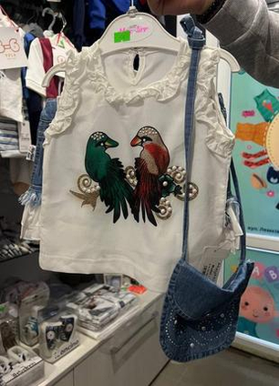 Комплект блуза спідниця і сумочка (YOLA.BABY.SHOP), фото 1
