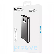 Портативна батарея повербанк з швидкою зарядкою Proove Guardian Power Bank Aluminum 22.5W 10000mAh (сірий), фото 6