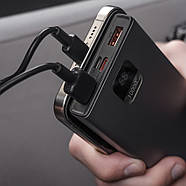 Портативна батарея повербанк з швидкою зарядкою Proove Guardian Power Bank Aluminum 22.5W 10000mAh (сірий), фото 5