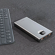 Портативна батарея повербанк з швидкою зарядкою Proove Guardian Power Bank Aluminum 22.5W 10000mAh (сірий), фото 3