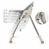 Стілець для годування на коліщатках 2в1 Terrio “Fudy” Рожевий, фото 8