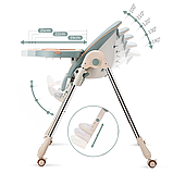 Стілець для годування на коліщатках 2в1 Terrio “Fudy” Рожевий, фото 9