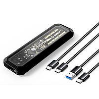 Корпус Yottamaster M.2 NVMe та SATA Type-C 2ТВ DF3 C3 BK Чорний