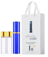 Парфум чоловічий Giorgio Armani Armani Code з феромонами 3х15 мл