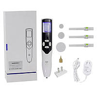 Апарат коагулятор Plasma Pen озонова плазмова ручка для видалення папілом та бородавок та лікування акне  Білий