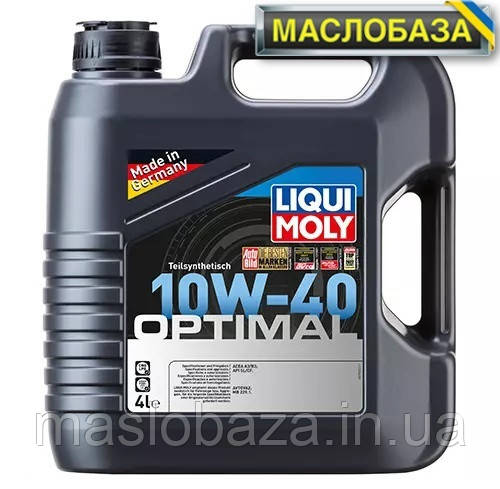 Напівсинтетичне моторне масло - Optimal SAE 10W-40 4 л.