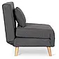 Крісло розкладне MEBEL ELITE MARRY, тканина: сірий, фото 8