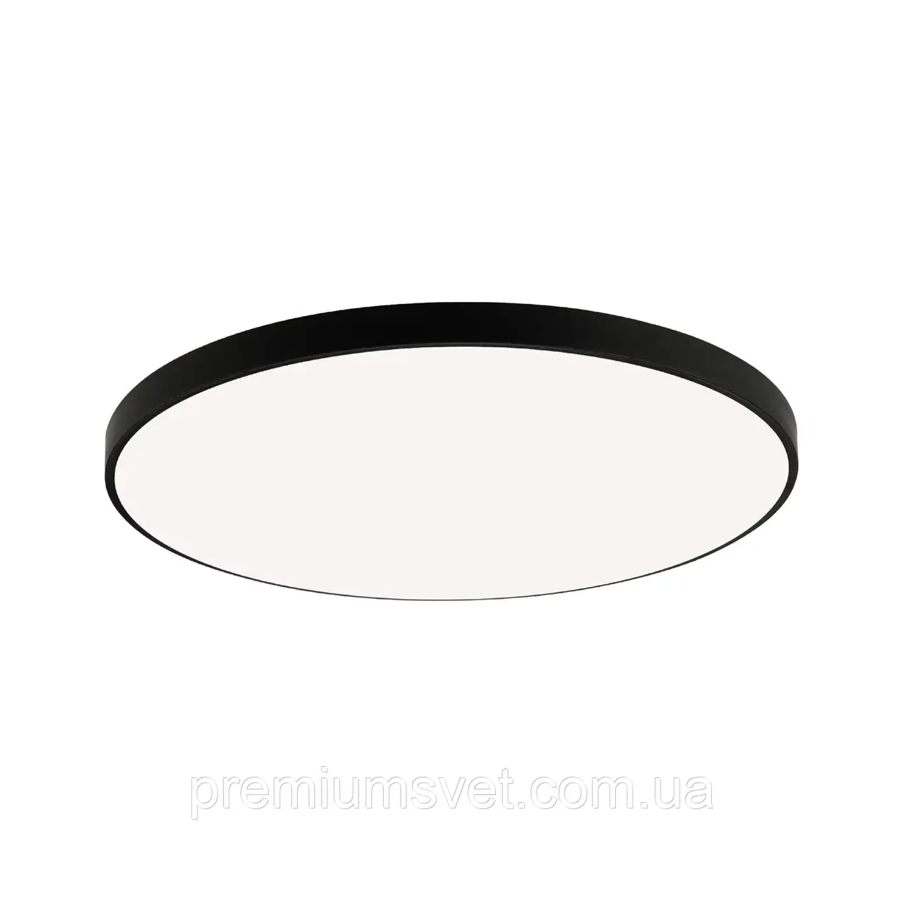 Світильник накл. круг SMD LED 40W 6400K 2800Lm h55 IP20 Hazel-40 чорний (0160770040020)