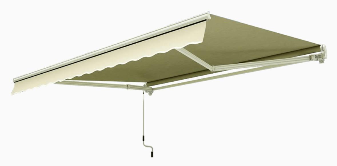 Висувний навіс маркіза бежевий Gutroof 400x300 см