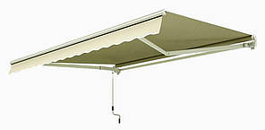 Висувний навіс маркіза бежевий Gutroof 400x300 см, фото 1