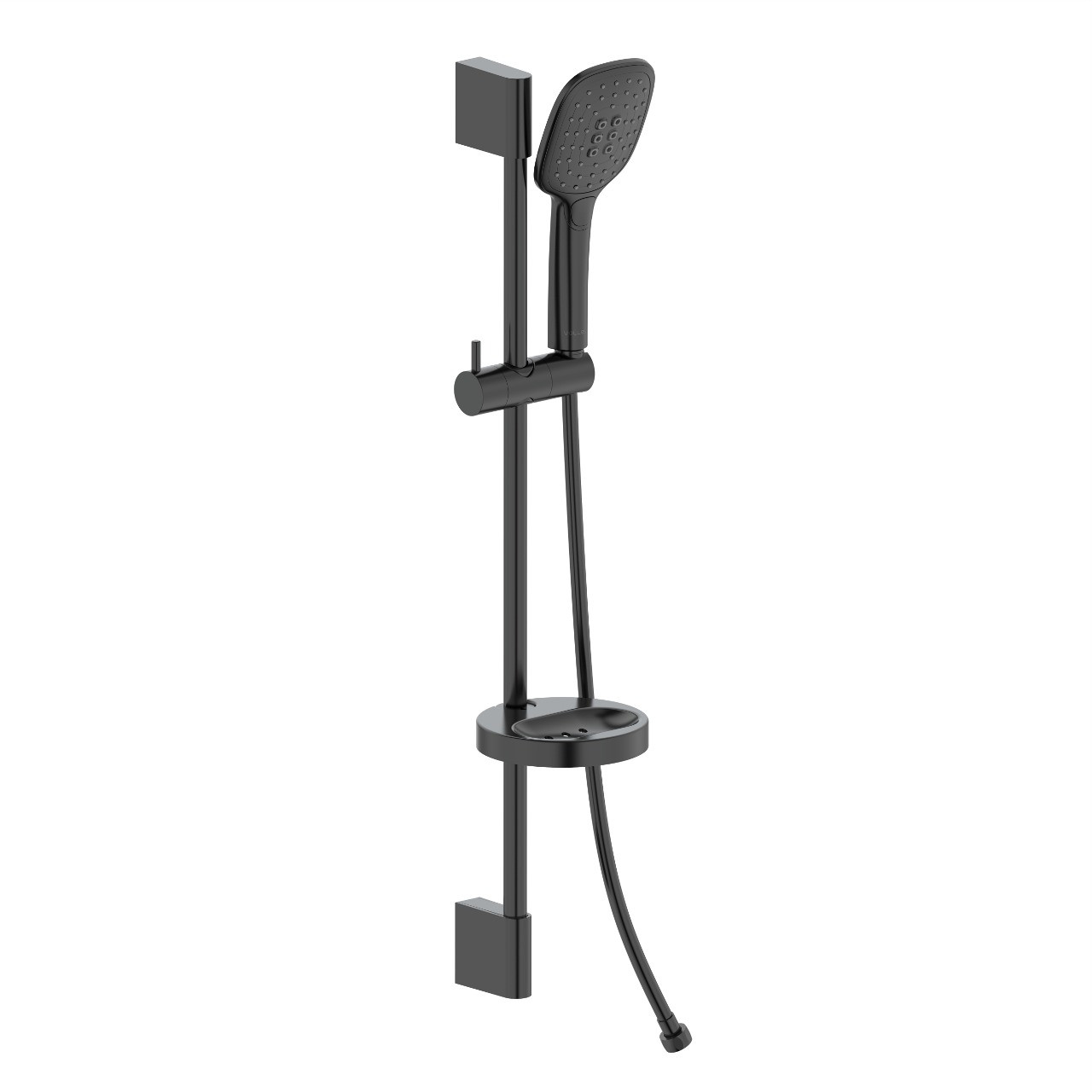 CASCADA B55 гарнітур душовий, лійка 100*247мм, 3 режими, штанга 72 см, шланг PVC 150см, мильниця, de la noche