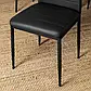 Стілець MEBEL ELITE NARIS, екошкіра: чорний, фото 7