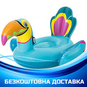 Надувний плотик для плавання Павич Bestway 41126 (207х150з ручками) | Надувна платформа