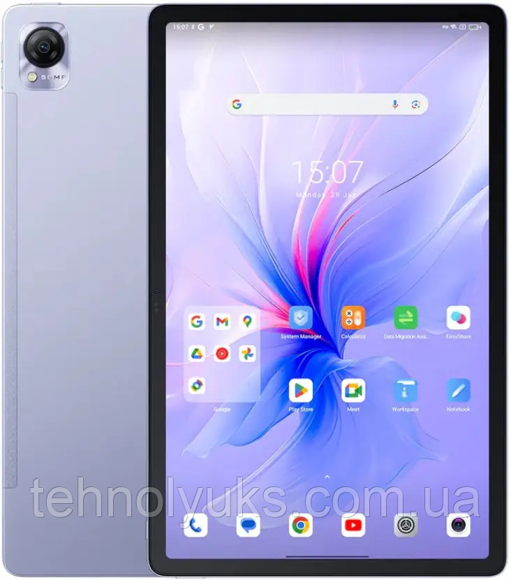 Планшет Blackview Mega 1 12/256GB Dreamy Purple, 50/13Мп, 8800 mAh, 11.5" IPS, MediaTek Helio G99, фото 1