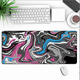 Великий килимок для мишки та клавіатури SA 01 900*400*4 мм, фото 3