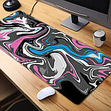 Великий килимок для мишки та клавіатури SA 01 900*400*4 мм, фото 5