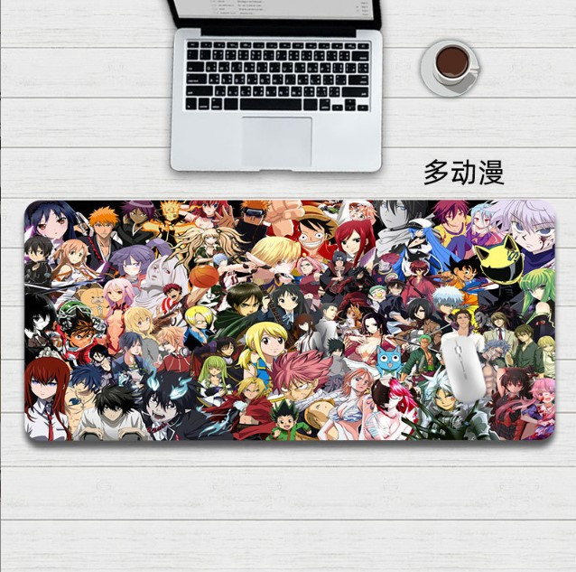 Великий килимок для мишки та клавіатури Anime Medley 900*400*4 мм, фото 1