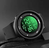 Наручний чоловічий спортивний годинник SKMEI 1445 чорний, фото 2