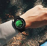 Наручний чоловічий спортивний годинник SKMEI 1445 чорний, фото 4