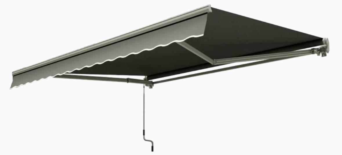 Маркіза для кафе навіс сірий Gutroof 400x300 см