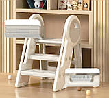 Драбинка Terrio “Helpy” Рожево-біла, фото 6