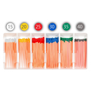 Гутаперчеві штифти (Gutta Percha Points), 120шт. конус.02, Endo-Points