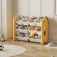 Стелаж з контейнерами Terrio ““Zuby L” Жовтий