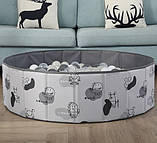 Сухий басейн Terrio “Monsy M” Сірий 100 х 30 см, фото 6