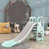 Дитяча гірка 2в1 Terrio “Classic” М'ятна 170 см