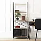 Стелаж MEBEL ELITE ERVA, горіх / чорний, фото 3