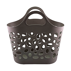 Сумка господарська силіконова капучіно ММ2105-86 Корзина господарська ММ Пласт