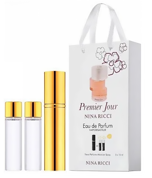 Парфуми жіночі Nina Ricci Premier Jour з феромонами 3х15 мл